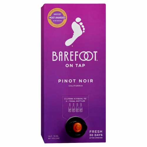 Barefoot Cellars On Tap Pinot Noir Red Wine 3L Box Wine