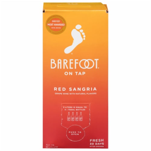 Barefoot On Tap Red Sangria Perspective: front