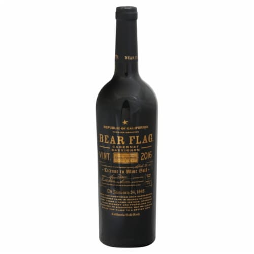 Bear Flag® Cabernet Sauvignon Wine Perspective: front