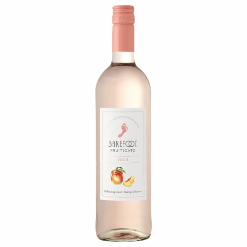 Barefoot® Fruitscato® Peach Moscato Sweet Wine Perspective: front