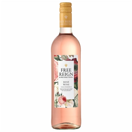 Free Reign Rose California Wine Perspective: front