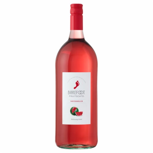 Barefoot Fruitscato Watermelon Moscato Sweet Wine Perspective: front
