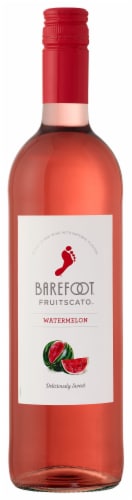 Barefoot Fruitscato Watermelon Moscato Sweet Wine Perspective: front