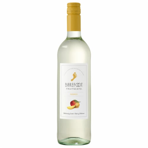 Barefoot Fruitscato Mango Moscato Sweet Wine Perspective: front