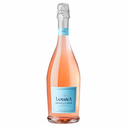 La Marca Prosecco Rose Italian Sparkling Wine Perspective: front