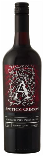 Apothic Crimson California Red Blend Wine Perspective: front