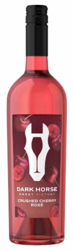 Dark Horse Sweet Victory Crushed Cherry Rose California Wine Perspective: front