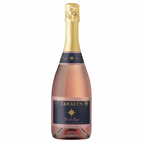 Taralyn Brut Rose Sparkling Wine Perspective: front