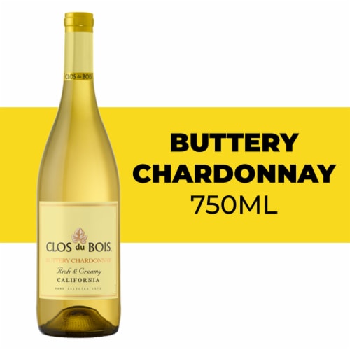 Clos Du Bois Buttery Chardonnay California White Wine Perspective: front