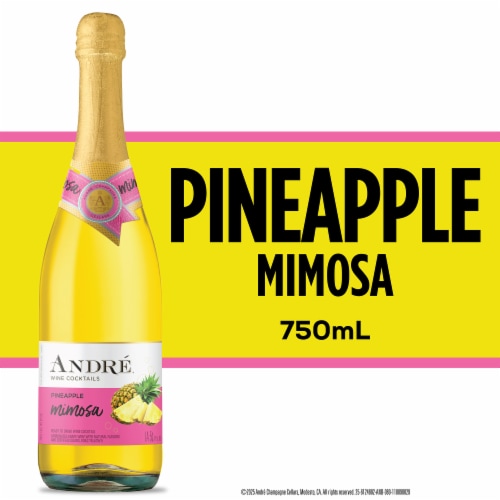 Andre® Pineapple Mimosa California Ready to Drink Cocktail Sparkling Wine Perspective: front