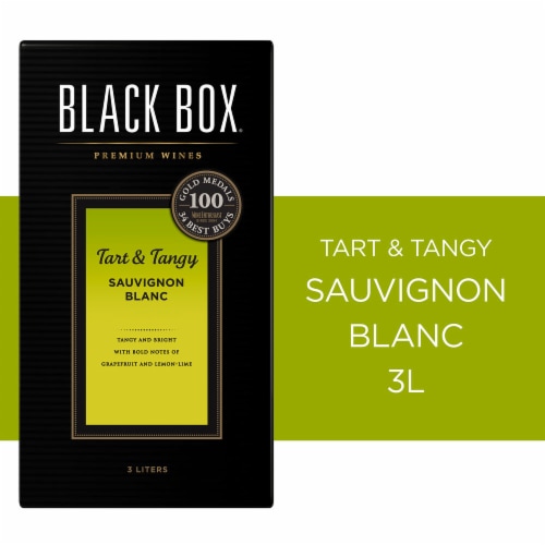 Black Box® Tart & Tangy Sauvignon Blanc White Wine Perspective: front