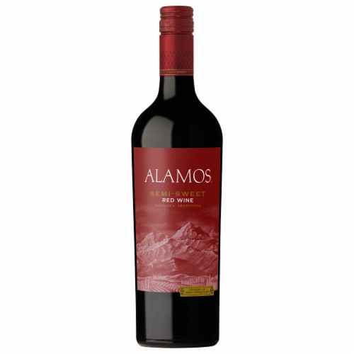 Alamos® Semi-Sweet Argentina Red Wine Perspective: front