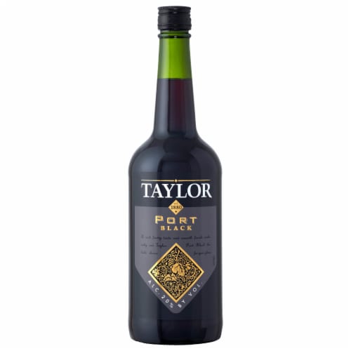 Taylor® Port Black Dessert Wine Perspective: front