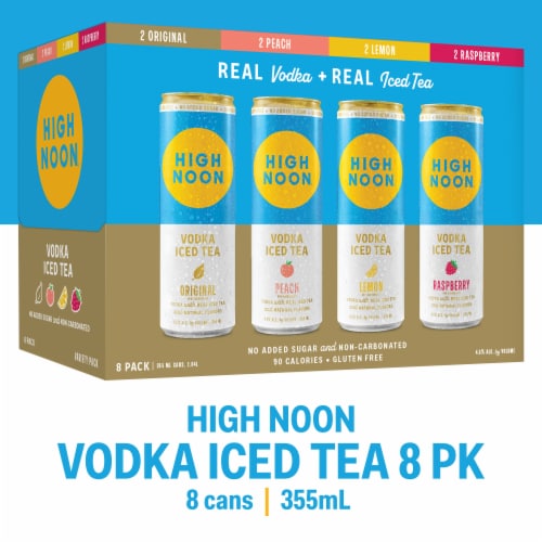 High Noon Vodka Iced Tea Variety Pack Perspective: front