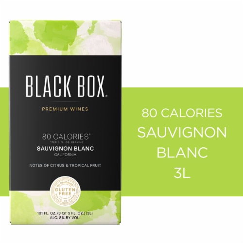 Black Box Sauvignon Blanc 80 Calorie White Wine Perspective: front