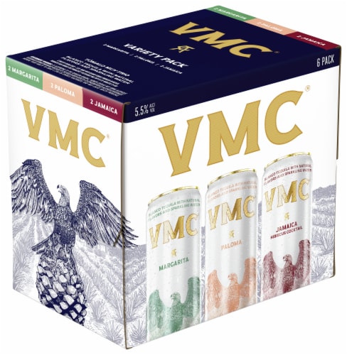 VMC® Tequila Hard Seltzer Variety Pack Perspective: front