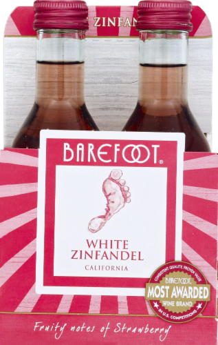 Barefoot Cellars California White Zinfandel Wine Perspective: front
