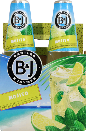 Bartles & Jaymes Mojito Bottles Perspective: front