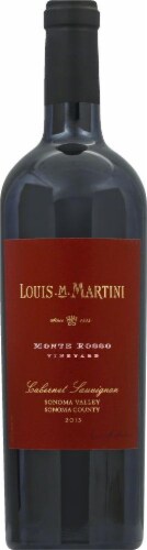 Louis M. Martini Cabernet Sauvignon Monte Rosso Vineyard Red Wine Perspective: front