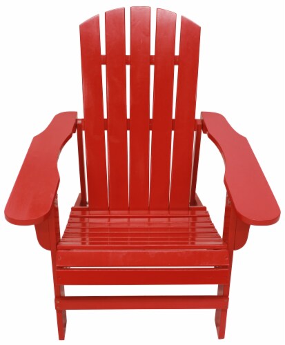 Leigh Country Classic Adirondack Chair - Red Perspective: front