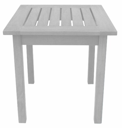 Leigh Country Heartland Square End Table - White Perspective: front