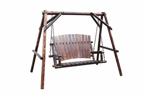 Leigh Country Char-Log Series Swing Perspective: front