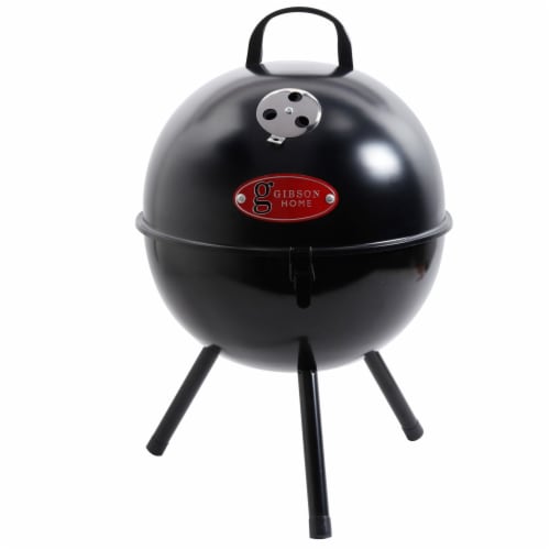 Gibson 91998.06 Kingston Portable BBQ Grill, Black Perspective: front