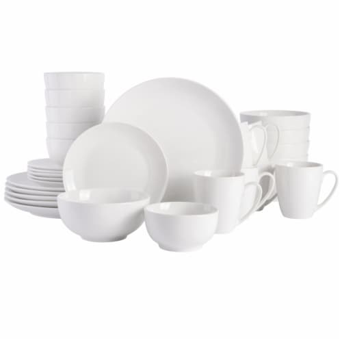 Gibson Home Oslo 16 Piece Dinnerware Set Color: White