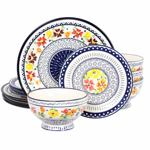 Gibson 94733.12 Elite Luxembourg Dinnerware Set - 12 Piece Perspective: front