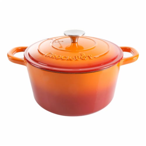 Crock-Pot Artisan 7 Quart Enamled Cast Iron Dutch Oven in Aqua