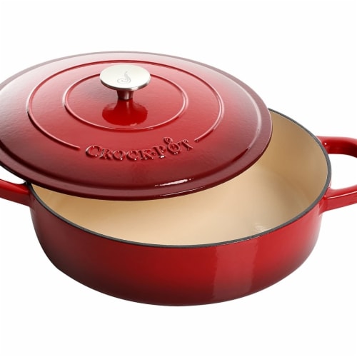 Gibson 5 qt Crock Pot Braiser, Scarlet Perspective: front