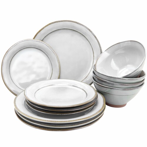 Gibson elite dinnerware white outlet