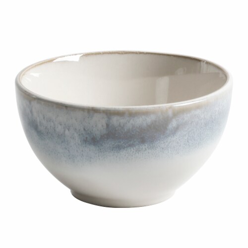Martha Stewart Blue & White Pinch Bowl Perspective: front