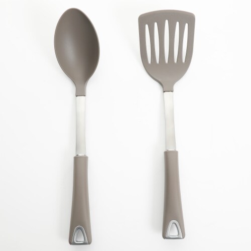 Martha Stewart Slotted Turner and Solid Serving Spoon, 2 pc