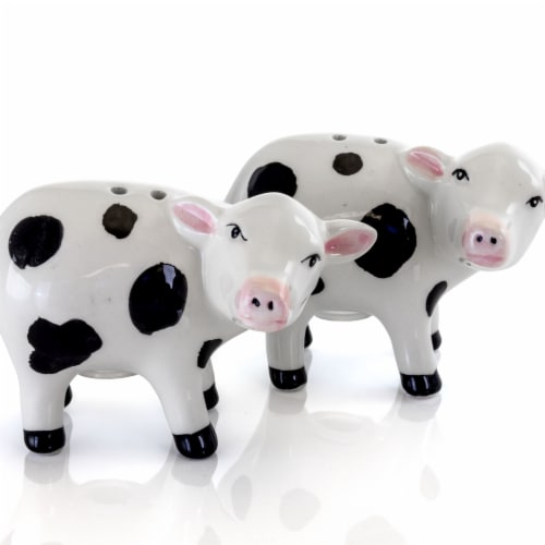 Urban Market For Your Happy Place Salt & Pepper Shaker Cow Set - 2 Piece Perspective: front