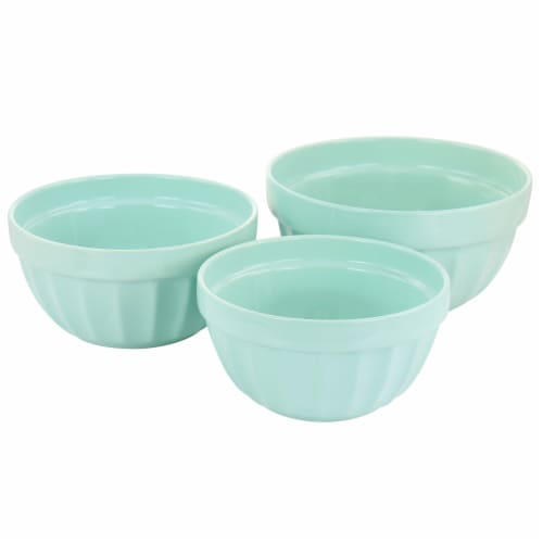Martha Stewart Stoneware Bowl Set - Mint Perspective: front
