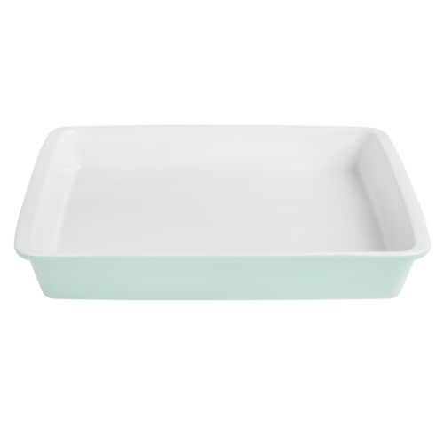 Martha Stewart Mint Stoneware Baker Perspective: front