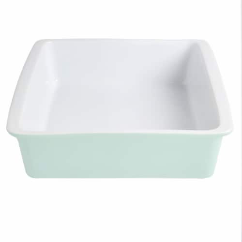 Martha Stewart Mint Stoneware Baker Perspective: front