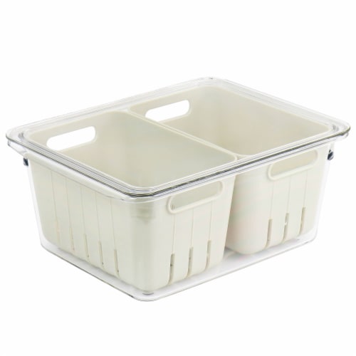 It's A Keeper - Small Clear Storage Basket with Handle