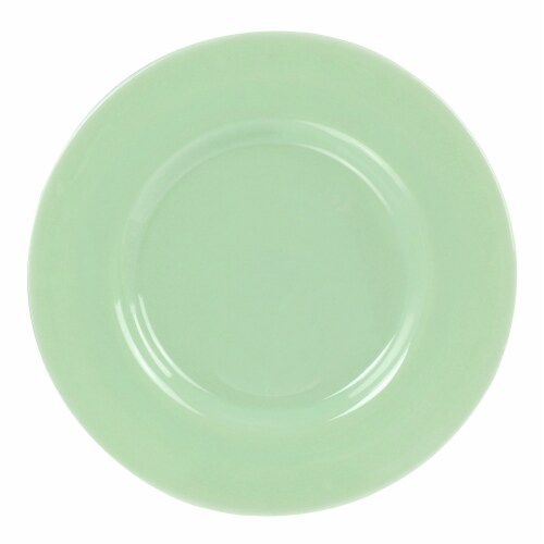 Martha Stewart Jadeite Glass Serving Platter - Mint Perspective: front