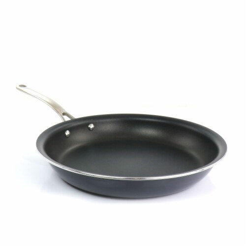 Martha Stewart Black Aluminum Frying Pan Perspective: front