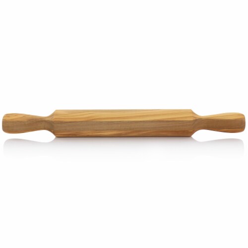 Martha Stewart Olive Wood Rolling Pin Perspective: front