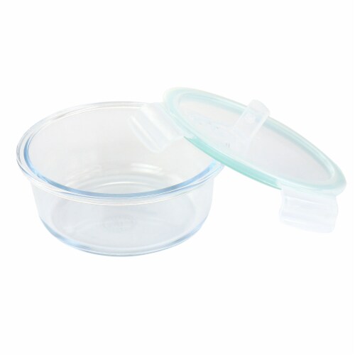 Martha Stewart Glass Container with Lid Perspective: front