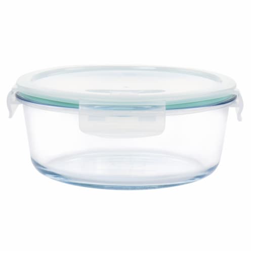 Martha Stewart Glass Food Storage Container with Lid Perspective: front