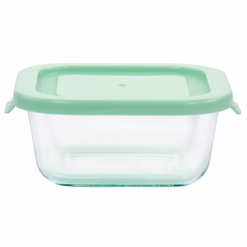 Martha Stewart Glass Food Storage Container with Lid Perspective: front
