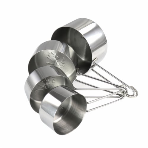 Martha Stewart Stainless Steel Measuring Cups Perspective: front