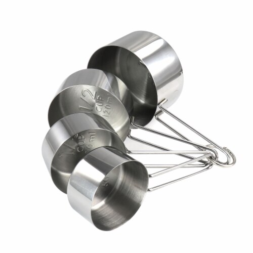 Martha Stewart Stainless Steel Measuring Cups Perspective: front
