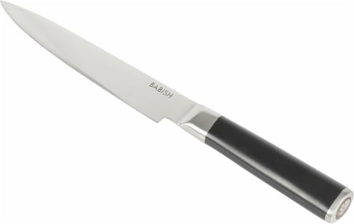 Babbish German Steel Carving Kitchen Knife 8 in Perspective: front