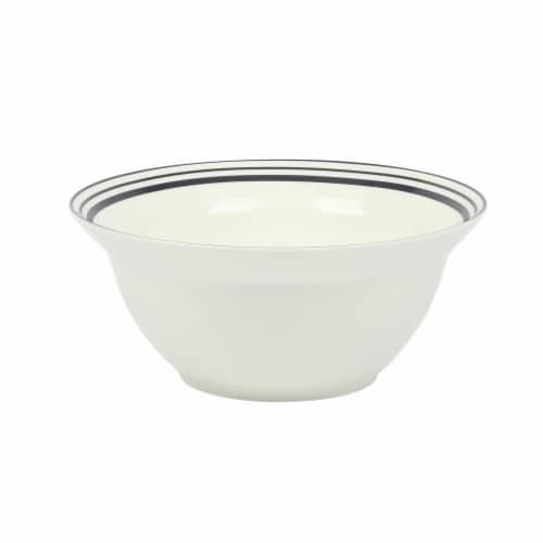 Sur La Table Black Banded Cereal Bowl Perspective: front