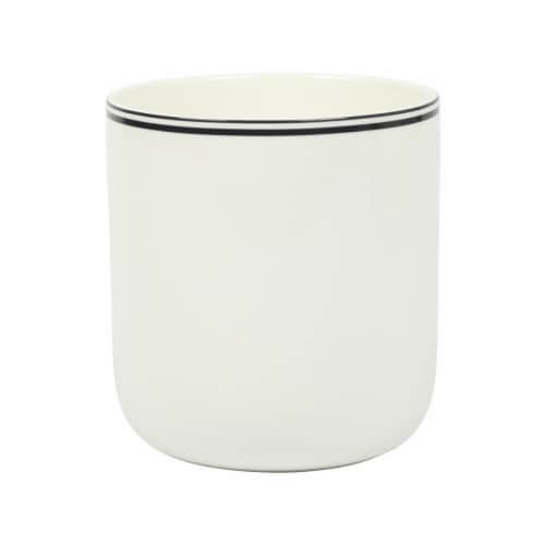 Sur La Table Banded Utensil Crock - Black Perspective: front